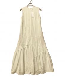 HUGO BOSS（ヒューゴ ボス）の古着「ブラウスロングワンピース」｜ホワイト