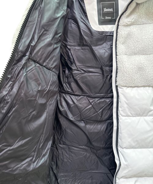 HERNO（ヘルノ）HERNO (ヘルノ) Laminar ラミナー ダウンコート  ホワイト×グレー サイズ:40の古着・服飾アイテム