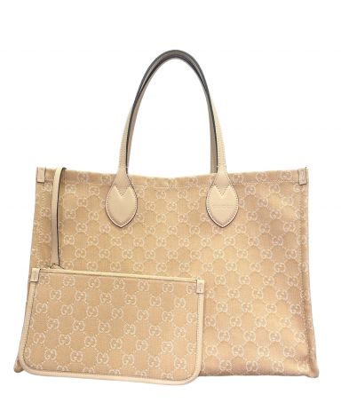 中古・古着通販】GUCCI (グッチ) オフィディア ライトベージュ サイズ 