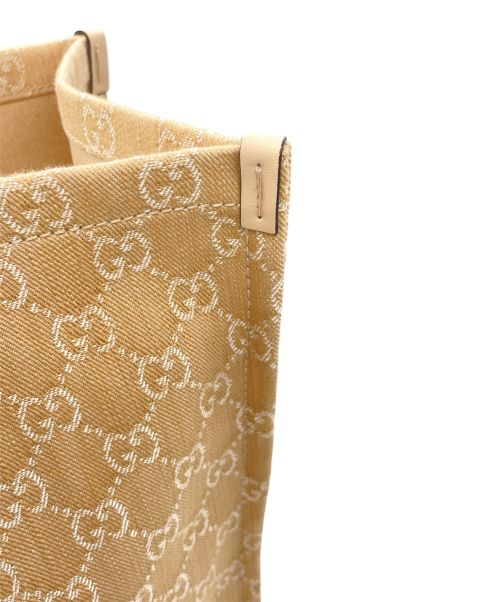 GUCCI（グッチ）GUCCI (グッチ) オフィディア ライトベージュ サイズ:ラージの古着・服飾アイテム