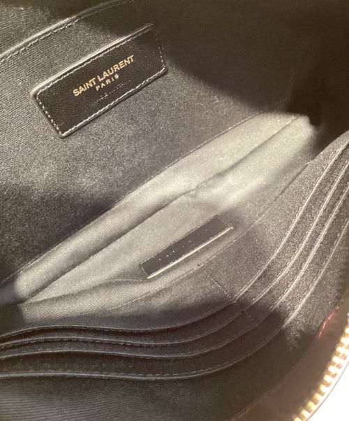 Saint Laurent Paris（サンローランパリ）Saint Laurent Paris (サンローランパリ) フリンジショルダーバッグ ボルドーの古着・服飾アイテム