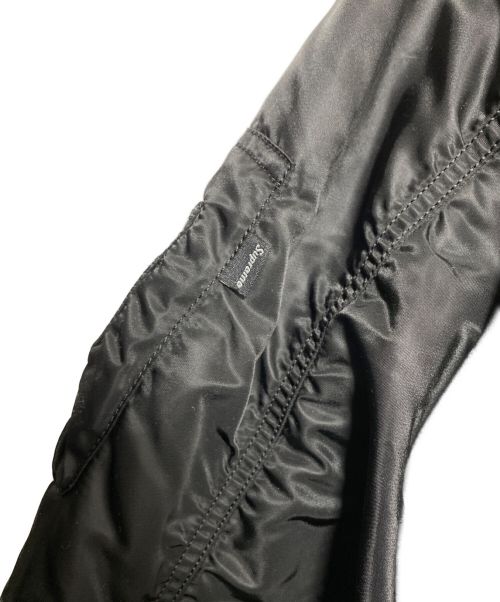 SUPREME（シュプリーム）SUPREME (シュプリーム) Faux Fur Revers ible MA-1 ブラック サイズ:XLの古着・服飾アイテム