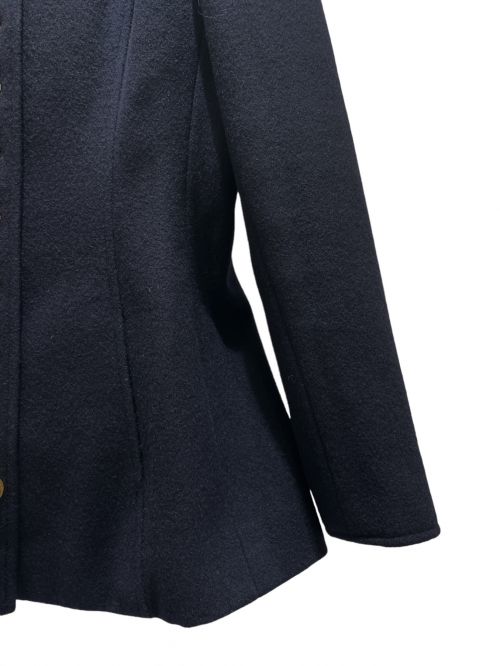 CHANEL（シャネル）CHANEL (シャネル) Napoleon Wool Jacket ネイビー サイズ:40の古着・服飾アイテム