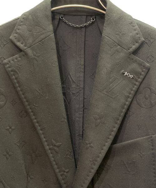 LOUIS VUITTON（ルイ ヴィトン）LOUIS VUITTON (ルイ ヴィトン) 23AW モノグラム エンボス ジャケット ブラック サイズ:46の古着・服飾アイテム