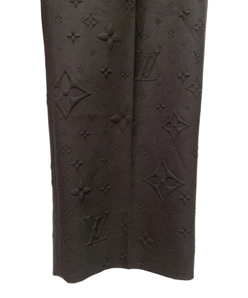 LOUIS VUITTON（ルイ ヴィトン）LOUIS VUITTON (ルイ ヴィトン) 23AW モノグラム エンボス スラックス ブラック サイズ:38の古着・服飾アイテム