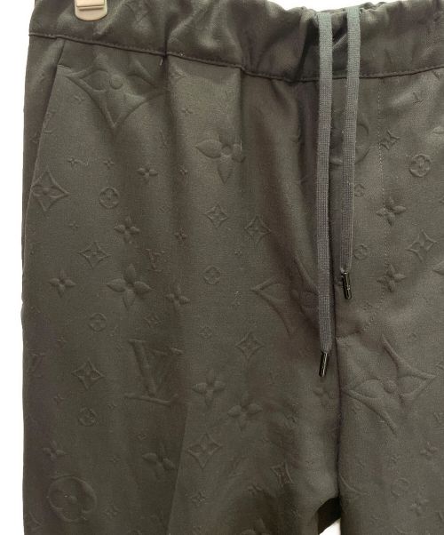 LOUIS VUITTON（ルイ ヴィトン）LOUIS VUITTON (ルイ ヴィトン) 23AW モノグラム エンボス スラックス ブラック サイズ:38の古着・服飾アイテム
