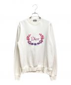 Christian Diorクリスチャン ディオール）の古着「23SS グラデーションロゴクルーネックスウェット」｜ホワイト