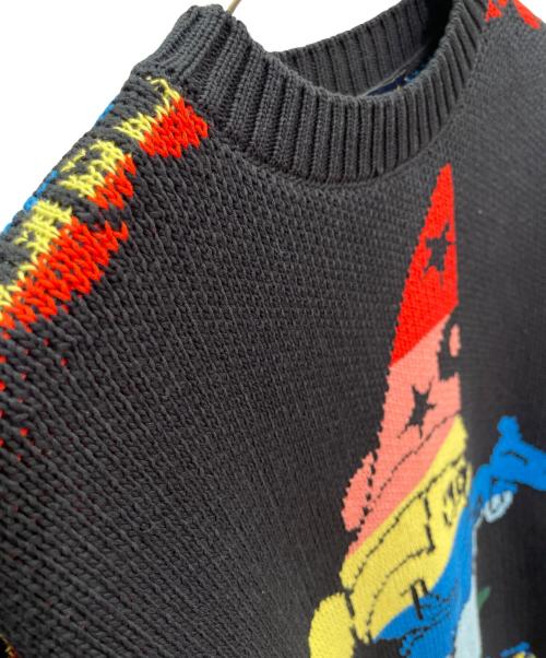 STELLA McCARTNEY（ステラマッカートニー）STELLA McCARTNEY (ステラマッカートニー) DISNEY (ディズニー) レインボーミッキーセーター ブラック サイズ:Lの古着・服飾アイテム