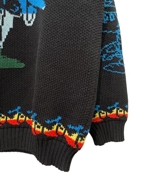 STELLA McCARTNEY（ステラマッカートニー）STELLA McCARTNEY (ステラマッカートニー) DISNEY (ディズニー) レインボーミッキーセーター ブラック サイズ:Lの古着・服飾アイテム