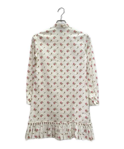 GUCCI（グッチ）GUCCI (グッチ) 小花柄 ワンピース アイボリー サイズ:36の古着・服飾アイテム