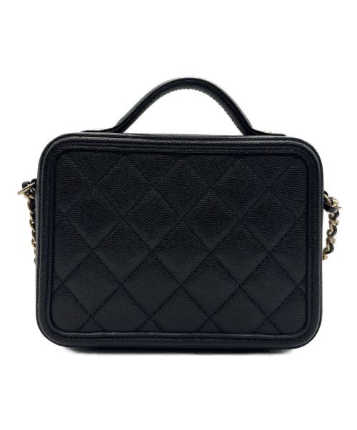 CHANEL（シャネル）CHANEL (シャネル) CCフィリグリー バニティ ショルダーバッグ 16 ブラック サイズ:スモール/16の古着・服飾アイテム
