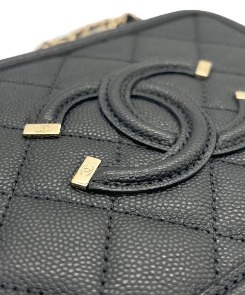 CHANEL（シャネル）CHANEL (シャネル) CCフィリグリー バニティ ショルダーバッグ 16 ブラック サイズ:スモール/16の古着・服飾アイテム
