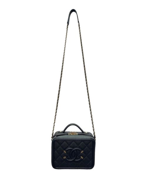 CHANEL（シャネル）CHANEL (シャネル) CCフィリグリー バニティ ショルダーバッグ 16 ブラック サイズ:スモール/16の古着・服飾アイテム