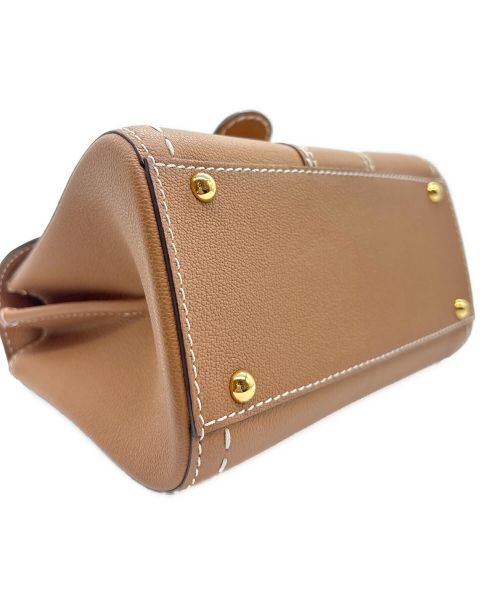 DELVAUX（デルヴォー）DELVAUX (デルヴォー) ブリヨン ミニ サーピケ ベジタル×イボリー サイズ:Mini/ミニの古着・服飾アイテム