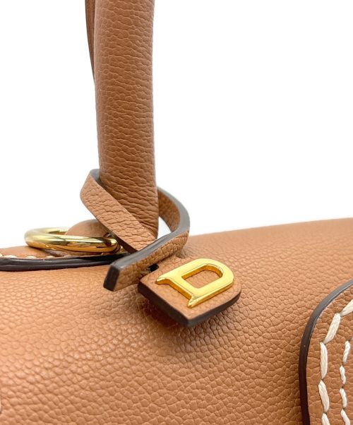 DELVAUX（デルヴォー）DELVAUX (デルヴォー) ブリヨン ミニ サーピケ ベジタル×イボリー サイズ:Mini/ミニの古着・服飾アイテム