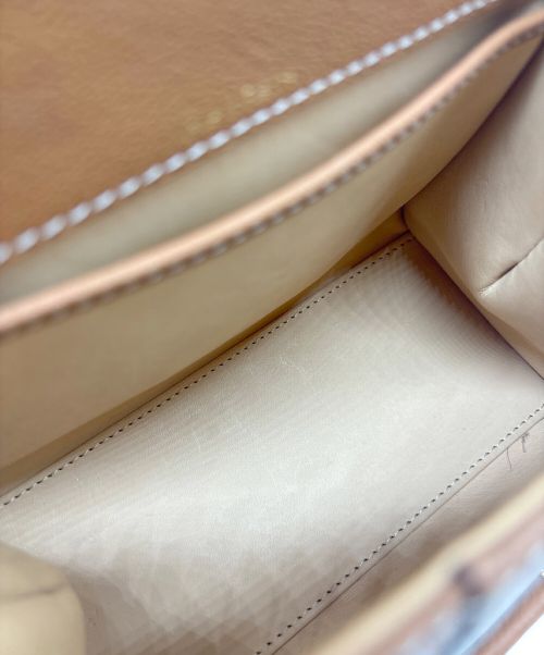 DELVAUX（デルヴォー）DELVAUX (デルヴォー) ブリヨン ミニ サーピケ ベジタル×イボリー サイズ:Mini/ミニの古着・服飾アイテム