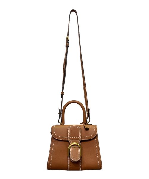 DELVAUX（デルヴォー）DELVAUX (デルヴォー) ブリヨン ミニ サーピケ ベジタル×イボリー サイズ:Mini/ミニの古着・服飾アイテム