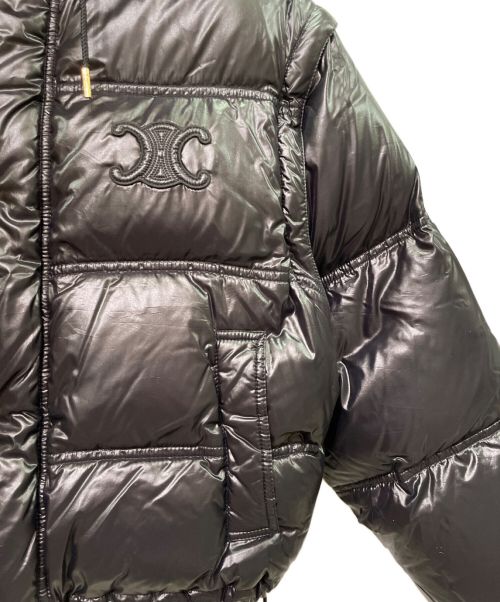CELINE（セリーヌ）CELINE (セリーヌ) トリンオフ パファージャケット ブラック サイズ:36の古着・服飾アイテム