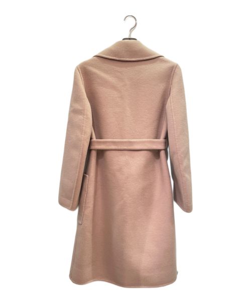 Christian Dior（クリスチャン ディオール）Christian Dior (クリスチャン ディオール) オブリーク ウール ガウンコート ピンク サイズ:38の古着・服飾アイテム