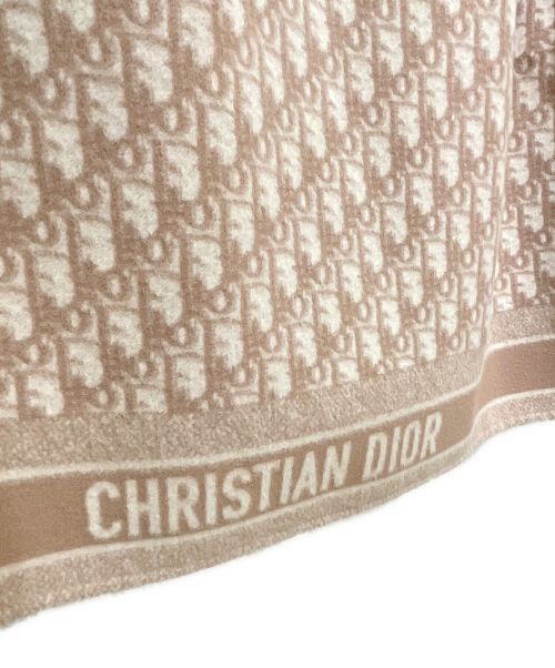Christian Dior（クリスチャン ディオール）Christian Dior (クリスチャン ディオール) オブリーク ウール ガウンコート ピンク サイズ:38の古着・服飾アイテム