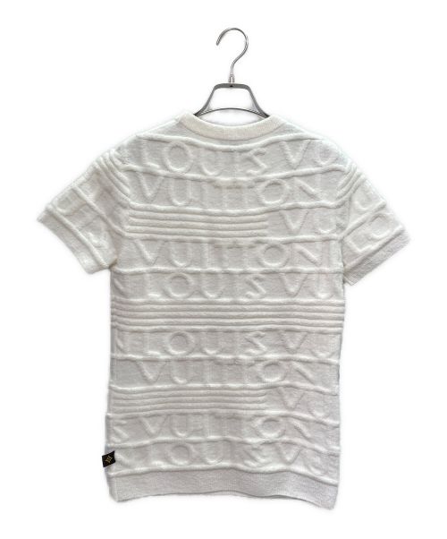 LOUIS VUITTON（ルイ ヴィトン）LOUIS VUITTON (ルイ ヴィトン) 3D パイル カットソー ホワイト サイズ:Lの古着・服飾アイテム