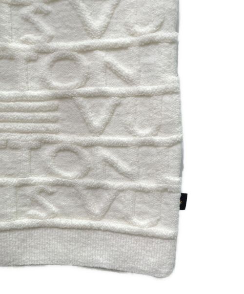 LOUIS VUITTON（ルイ ヴィトン）LOUIS VUITTON (ルイ ヴィトン) 3D パイル カットソー ホワイト サイズ:Lの古着・服飾アイテム