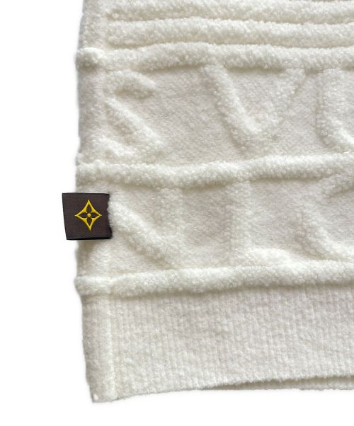 LOUIS VUITTON（ルイ ヴィトン）LOUIS VUITTON (ルイ ヴィトン) 3D パイル カットソー ホワイト サイズ:Lの古着・服飾アイテム
