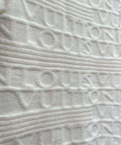 LOUIS VUITTON（ルイ ヴィトン）LOUIS VUITTON (ルイ ヴィトン) 3D パイル カットソー ホワイト サイズ:Lの古着・服飾アイテム