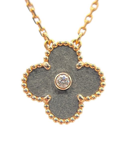 VAN CLEEF & ARPELS（ヴァンクリーフ＆アーペル）VAN CLEEF & ARPELS (ヴァンクリーフ＆アーペル) ヴィンテージアルハンブラネックレス 1Pダイヤ サイズ:ヴィンテージの古着・服飾アイテム