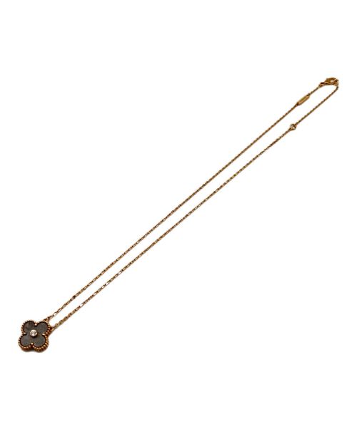 VAN CLEEF & ARPELS（ヴァンクリーフ＆アーペル）VAN CLEEF & ARPELS (ヴァンクリーフ＆アーペル) ヴィンテージアルハンブラネックレス 1Pダイヤ サイズ:ヴィンテージの古着・服飾アイテム