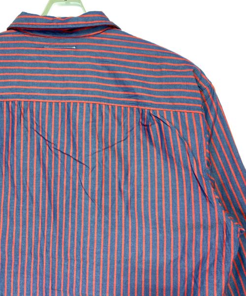 SUPREME（シュプリーム）SUPREME (シュプリーム) MM6 Maison Margiela (エムエムシックス メゾンマルジェラ) パデット シャツ レッド×ネイビー サイズ:５２の古着・服飾アイテム