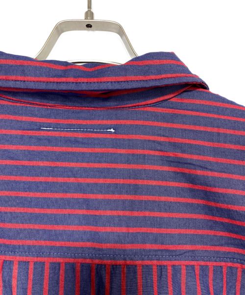 SUPREME（シュプリーム）SUPREME (シュプリーム) MM6 Maison Margiela (エムエムシックス メゾンマルジェラ) パデット シャツ レッド×ネイビー サイズ:５２の古着・服飾アイテム