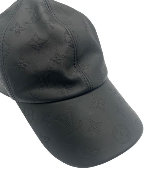 LOUIS VUITTON（ルイ ヴィトン）LOUIS VUITTON (ルイ ヴィトン) キャップ･モノグラム シャドウ ブラック サイズ:58の古着・服飾アイテム