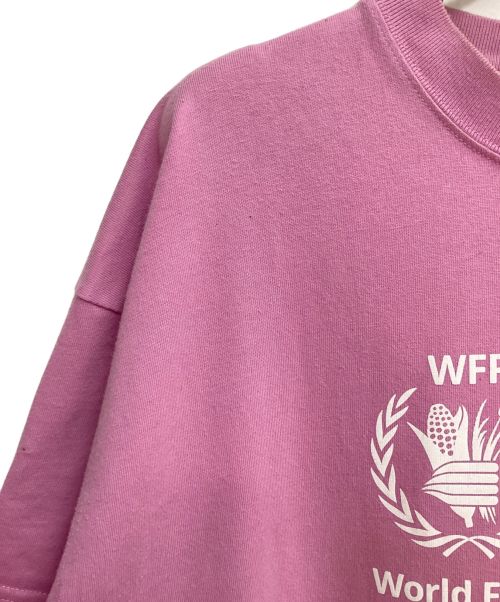 BALENCIAGA（バレンシアガ）BALENCIAGA (バレンシアガ) WFPロゴ半袖カットソー ピンク サイズ:Mの古着・服飾アイテム