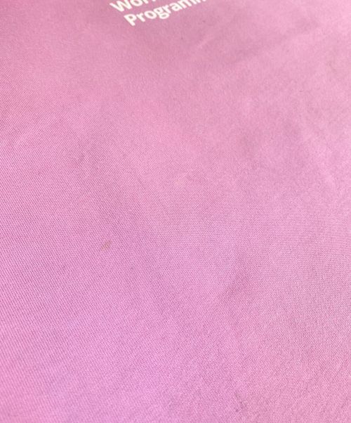 BALENCIAGA（バレンシアガ）BALENCIAGA (バレンシアガ) WFPロゴ半袖カットソー ピンク サイズ:Mの古着・服飾アイテム