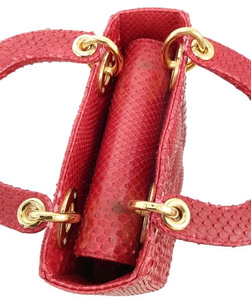 Christian Dior（クリスチャン ディオール）Christian Dior (クリスチャン ディオール) レディディオール ミニバッグ レッド サイズ:-の古着・服飾アイテム