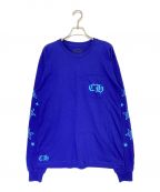 CHROME HEARTSクロムハーツ）の古着「Three Star カットソー」｜ブルー
