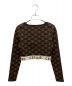 CELINE (セリーヌ) トリンオンフ クロップドトップ ブラウン サイズ:S：60000円