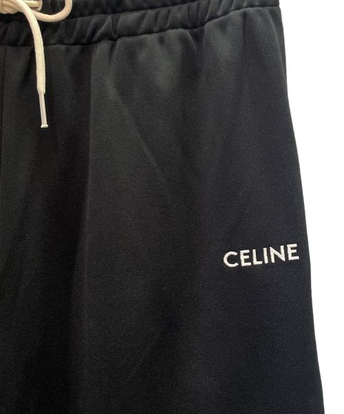 CELINE（セリーヌ）CELINE (セリーヌ) ロゴ スウェットパンツ ブラック サイズ:Mの古着・服飾アイテム
