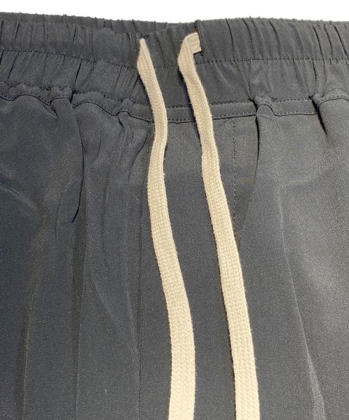 RICK OWENS（リックオウエンス）RICK OWENS (リックオウエンス) ドローストリングクロップドパンツ ブラック サイズ:38の古着・服飾アイテム