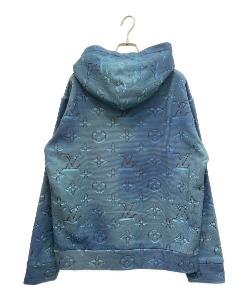 LOUIS VUITTON（ルイ ヴィトン）LOUIS VUITTON (ルイ ヴィトン) 3D モノグラム フーディ パーカー スカイブルー サイズ:Mの古着・服飾アイテム