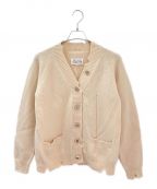 Martin Margiela1マルタンマルジェラ1）の古着「ダメージ加工デザインカーディガン」｜ベージュ