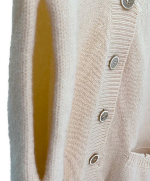 Martin Margiela1（マルタンマルジェラ1）Martin Margiela1 (マルタンマルジェラ1) ダメージ加工デザインカーディガン ベージュ サイズ:Sの古着・服飾アイテム
