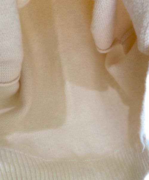 Martin Margiela1（マルタンマルジェラ1）Martin Margiela1 (マルタンマルジェラ1) ダメージ加工デザインカーディガン ベージュ サイズ:Sの古着・服飾アイテム
