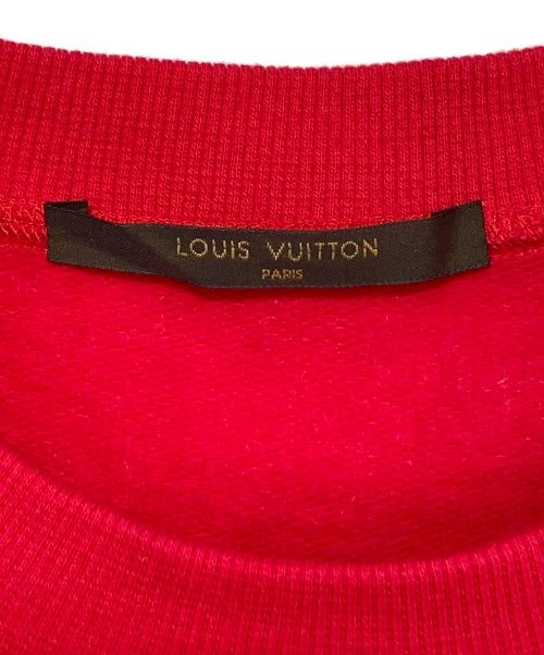 SUPREME（シュプリーム）SUPREME (シュプリーム) LOUIS VUITTON (ルイ ヴィトン) Arc Logo Crewneck レッド サイズ:XSの古着・服飾アイテム