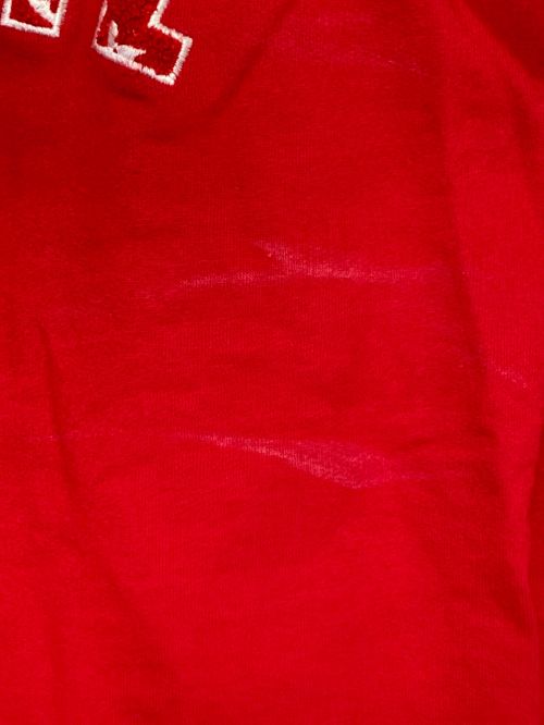 SUPREME（シュプリーム）SUPREME (シュプリーム) LOUIS VUITTON (ルイ ヴィトン) Arc Logo Crewneck レッド サイズ:XSの古着・服飾アイテム