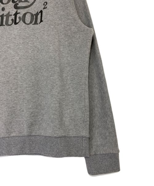LOUIS VUITTON（ルイ ヴィトン）LOUIS VUITTON (ルイ ヴィトン) NIGO (二ゴー) スクエアードLVクルーネックスウェット グレー サイズ:Mの古着・服飾アイテム