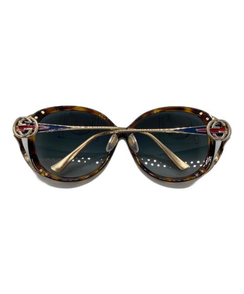 GUCCI（グッチ）GUCCI (グッチ) サングラス ブラウン サイズ:60□14-130の古着・服飾アイテム