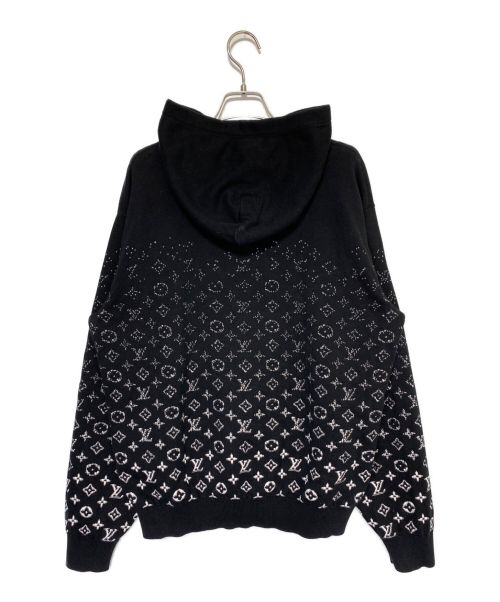 LOUIS VUITTON（ルイ ヴィトン）LOUIS VUITTON (ルイ ヴィトン) モノグラムグラディエントプルオーバーパーカー ブラック サイズ:Mの古着・服飾アイテム