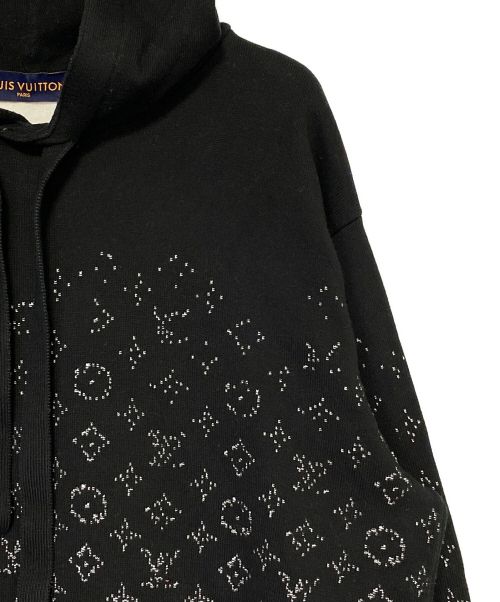 LOUIS VUITTON（ルイ ヴィトン）LOUIS VUITTON (ルイ ヴィトン) モノグラムグラディエントプルオーバーパーカー ブラック サイズ:Mの古着・服飾アイテム
